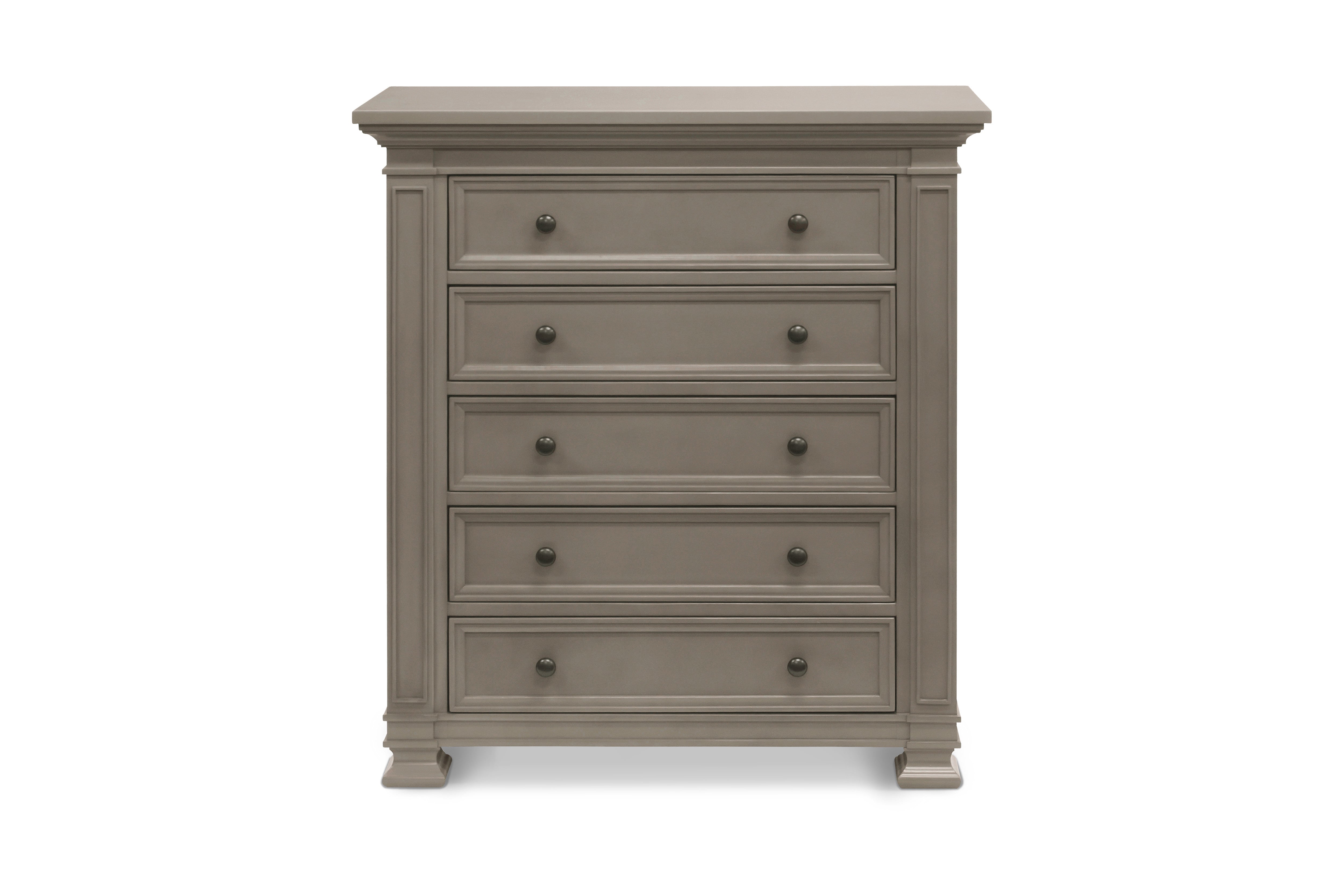 M7617WG,Classic Tall Dresser In Washed Grey Finish